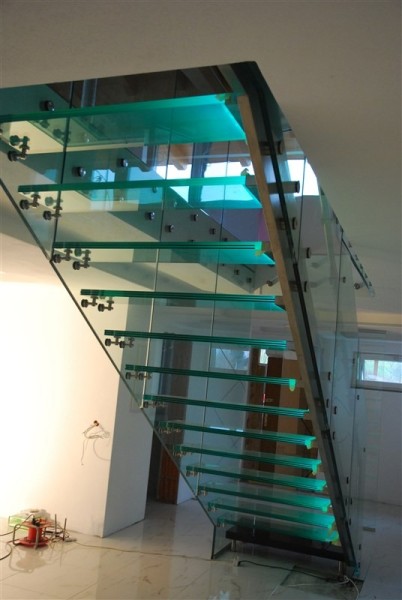 Schody szklane — realizacja Kamiński Glas Studio Wrocław (2)